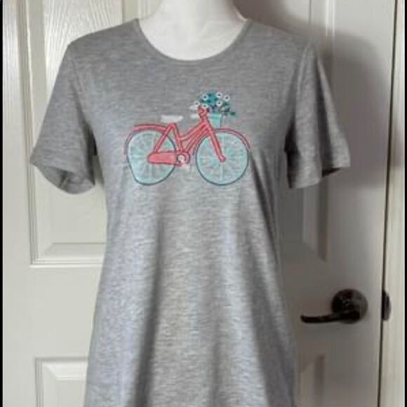 NWT CORAL BAY SMALL EMBELLISHED BICYCLE TOP - Picture 1 of 5